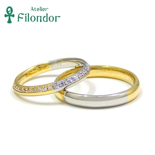 フィロンドール フルオーダー 両親の指輪を溶かして作る結婚指輪