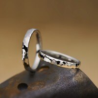 【手作り結婚指輪４】ワックスコース（つち目）