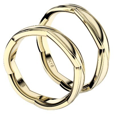 Eternity K18ygマリッジリング Sasa X 6 シンプルでオシャレな結婚指輪 結婚指輪 Id Eternity マイナビウエディング