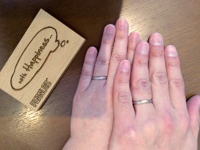 青森店 大好きなスヌーピー Bijoupiko ビジュピコ 結婚指輪 婚約指輪 マイナビウエディング