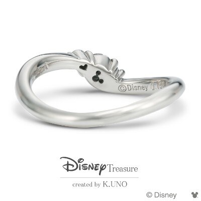 Disney ミッキーマウス エンゲージリング オーダーメイド 婚約指輪 Id879 Disney Treasure Created By K Uno ケイウノ マイナビウエディング