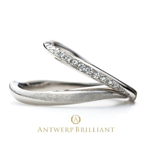 ”galaxy” Diamond line wedding band Ring