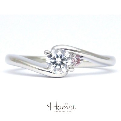 【婚約指輪】ピンクダイヤの婚約指輪⑤