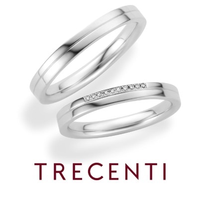 Eterna エテルナ フラットなデザインは凛とした美しい佇まい 結婚指輪 Id9106 Trecenti トレセンテ マイナビウエディング