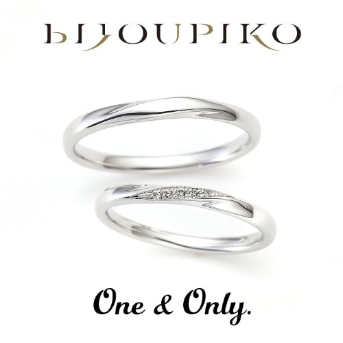 【シンプル】デザインの結婚指輪