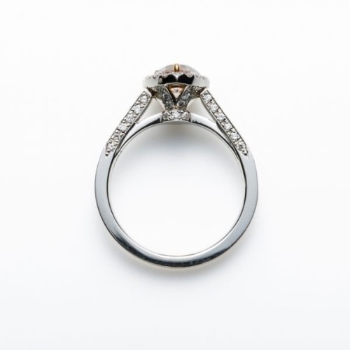 ファンシーピンクダイヤモンドのオシャレで上品な婚約指輪【貴女は僕の ...