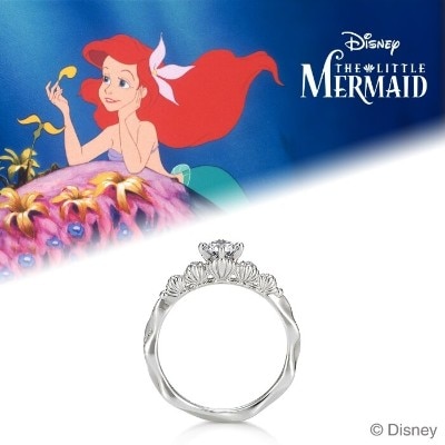 K.uno（ケイウノ）Disney：アリエルのかわいい婚約指輪