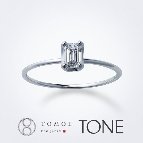 【TONE】エメラルドカットダイヤモンド