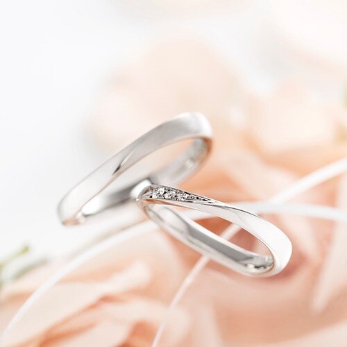 Pt900 結婚指輪 マリッジリング ダイヤモンドリング 結婚指輪 enishi