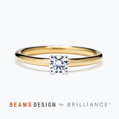 Beams Design スクエアポイント ソリティア リング 婚約指輪 Id Brilliance マイナビウエディング