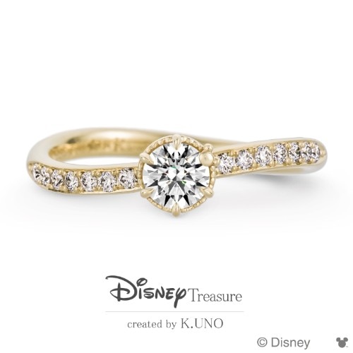 Disney ミッキーマウス エンゲージリング オーダーメイド 婚約指輪 Id Disney Treasure Created By K Uno ケイウノ マイナビウエディング
