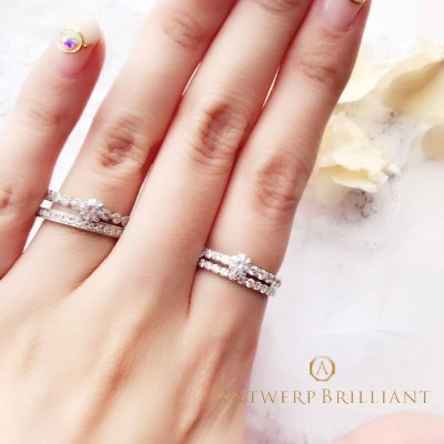ディーラインスターはブリッジ銀座の人気結婚指輪で特別な星のきらめきが人気