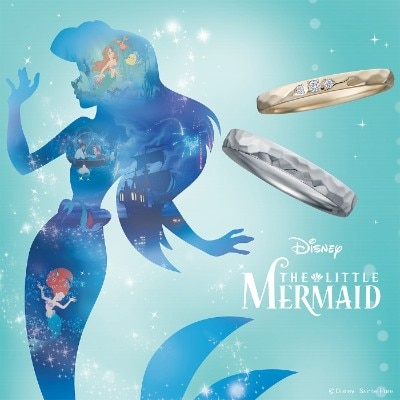 Disney THE LITTLE MERMAID -Dancing Bubbles  -踊る泡-　結婚指輪