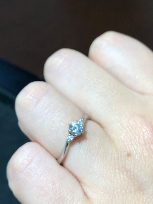 大幅値下げ】銀座ダイヤモンドシライシ 婚約指輪 0.398ct - リング