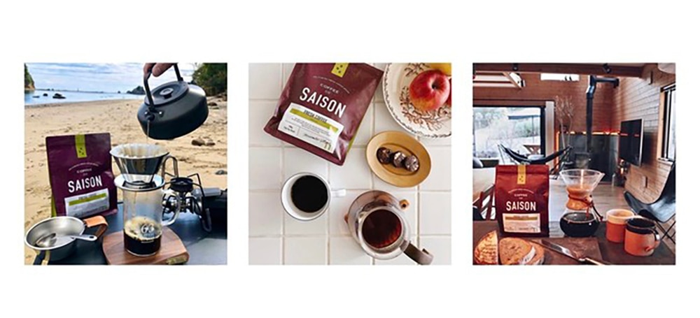 どのように旬コーヒーを楽しんでいるかインスタに投稿してみても