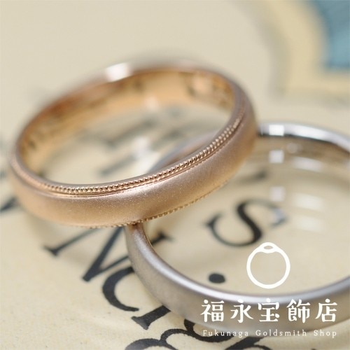 サンドブララストの結婚指輪