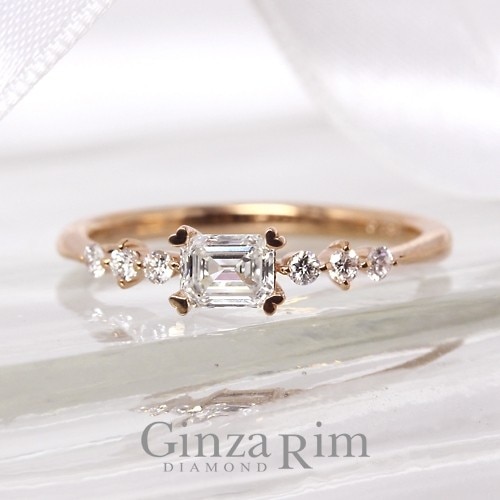 【Ginza Rim／銀座リム】アンバー　エンゲージリング